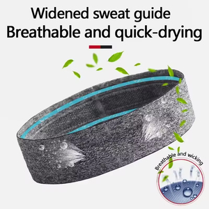 Bandeau élastique antidérapant et respirant pour hommes et femmes, idéal pour le fitness, la gym, le yoga, la course, le football et le basketball - Product Image 5