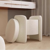 Banc de rangement capitonné en tissu, style luxe léger, en bois, pour chambre, entrée, magasin de vêtements - Banc à chaussures domestique