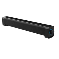 Haut-parleur portable 4 touches sans fil, Mini barre de son bt, haut-parleurs système home cinéma avec boîte de couleurs