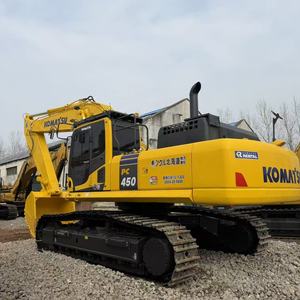 Excavatrice Komatsu PC450 d'occasion, 45 tonnes, d'origine japonaise, excavatrice hydraulique sur chenilles pour l'exploitation minière et la construction - Product Image 1