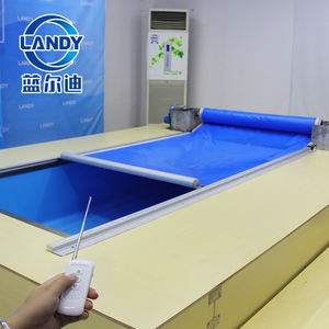 Cubierta Retráctil de PVC para <span class=keywords><strong>Piscina</strong></span> Landy, Protección UV, Antipolvo, Cubiertas Rígidas para Piscinas Enterradas, Se Puede Caminar Sobre Ella - Product Image 6