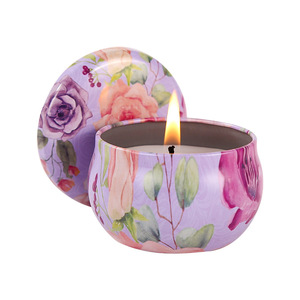Vela Aromática de Cera de Soja en Lata, Vela de Aromaterapia sin Humo, Regalo Ideal para Cumpleaños, Recuerdo de Boda y Fiesta - Product Image 5