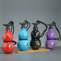 Nouvelle Gourde Sportive Personnalisée Grande Capacité Wukong Mythe Noir en Plastique, Bouteille Isotherme pour Enfants, Voyages et Boissons en Extérieur