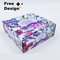 Boîte de présentation en carton de luxe avec logo imprimé sur mesure, boîte d'emballage pour savon en papier pour comptoir de vente au détail, boîte de présentation OEM