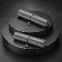 Charnière de barillet de porte en acier au carbone à souder avec roulement à billes en acier, charnières de levage robustes pour portes de remorque métalliques