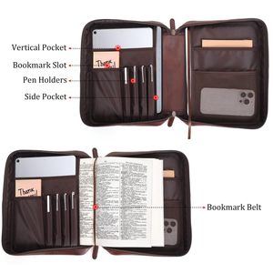 Church Prayer <b>Book</b> Bag Fashion Candy Hand Carry Pastor Scripture Storage Bible Cover Dustproof Polyester Zipper Waterproof - Product Image 5