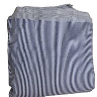 Tissu en popeline de coton rayé respirant de qualité supérieure, tendance, pour sacs, costumes, jouets pour filles et garçons, vente en gros