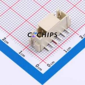 HCZZ0040-6 Wire-to-Board Pin Header SMD,P=2.5mm Connector 1x6P 2.5mm Vertical Mount XHB - Product Image 1