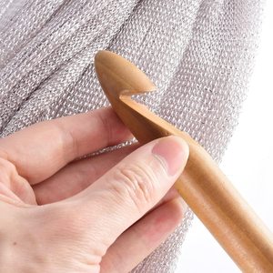 NOUVEAU Pack de <span class=keywords><strong>15</strong></span> crochets en bambou, kit de tricot faits à la main, aiguilles à <span class=keywords><strong>tricoter</strong></span>, fil à tisser, artisanat, diamètre de 3 à 25 mm - Product Image 3
