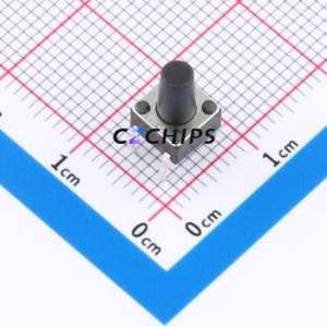 K2-6639DP-L4SW-04 Tactile Switch Through hole-4P,6x6mm Switch Single Pole Single Throw Round Button 2.5N Through Hole - Product Image 1