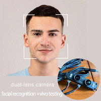 USB 2MP HD Dual Vision Module de caméra à double objectif Caméra couleur et caméra en niveaux de gris Reconnaissance faciale et détection corporelle en direct