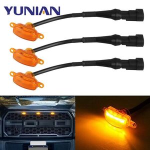 Копченый желтый светодиодных фар для авто передняя решетка дневные ходовые огни аварийное освещение для автомобиля Raptor F-150 - Product Image 1