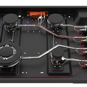 Cuisinière à gaz en verre Ksun à 4 brûleurs, haute efficacité, économe en énergie, durable, design étanche, garantie 1 an pour camping-car et usage domestique - Product Image 2
