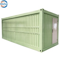 Maison préfabriquée mobile modulaire pliable WinFair de 20 pieds, luxueuse, pour stand alimentaire / kiosque alimentaire / kiosque de nourriture de rue