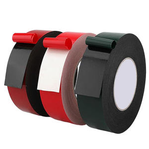 Forte PE spugna nera <span class=keywords><strong>biadesivo</strong></span> ispessito rosso pellicola schiuma pubblicità targhetta di plastica parete adesivo fisso - Product Image 6