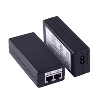 Haute Qualité Modèle De Bureau 12V 24V 36V 48V POE Puissance Au-dessus D'ethernet POE Adaptateur D'injecteur 24W Gigabit Ubiquiti Poe