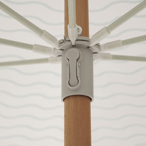 Özel iş Vintage Boho plaj şemsiyesi püsküllü Modern tasarım şemsiye ile dış mekan mobilyası ahşap kutup - Product Image 4