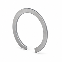 Stainless Steel External Inch Constant Section Square Wire Snap Ring Retaining Rings Fastener Model DCL Heavy-Duty Applications