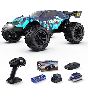 JIUSI MT14R 1:14 Scale High-Speed <b>RC</b> Racing Truck Metal Components 80KM/H Brushless Motor Includes Remote <b>Controller</b> USB Cable - Product Image 1