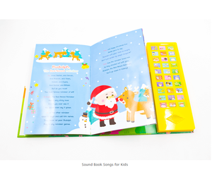 Libro Interactivo de Sonidos <span class=keywords><strong>para</strong></span> Niños con 30 Botones, Libro de Aprendizaje Temprano con Audio, <span class=keywords><strong>Canciones</strong></span> y Música <span class=keywords><strong>para</strong></span> Niños Preescolares, Impresión OEM - Product Image 3