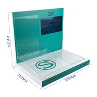 Support d'affichage pour casque détachable en acrylique transparent moderne multifonctionnel Écran d'affichage de 10,1 pouces Montage facile Tabletop
