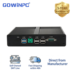 มินิพีซีอุตสาหกรรมไร้พัดลมพร้อมโปรเซสเซอร์ Intel Celeron J1900 พอร์ต LAN แบบกิกะบิตคู่ ที่เก็บข้อมูล mSATA SATA รองรับไฟฟ้า 12V - Product Image 2