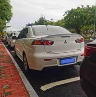 Alerón Trasero para Mitsubishi Lancer 2009-2016, Versión Estadounidense, Decoración EVO, Modificación Especial, Sin Perforaciones, Pequeña Presión