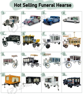 Customizable Electric Funeral Hearse Car Steel and Leather with Electric Roman Special Transportation Funeral Hearse Carriage - Product Image 4