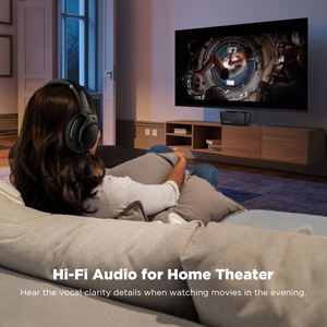 Auriculares inalámbricos más vendidos <span class=keywords><strong>para</strong></span> TV <span class=keywords><strong>con</strong></span> alto volumen <span class=keywords><strong>para</strong></span> personas <span class=keywords><strong>mayores</strong></span> y transmisor Bluetooth 5,0 y base <span class=keywords><strong>para</strong></span> transmisor de 2,4 GHz - Product Image 2