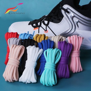 Dây Giày Hình Bầu Dục Dày Hai Lớp Hình Tròn Thể Thao Nửa Vòng 140 Polyester Dài 6Mm X 100% Cm - Product Image 3