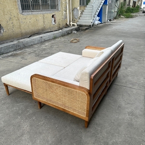 Divano <span class=keywords><strong>in</strong></span> <span class=keywords><strong>legno</strong></span> massello nordico soggiorno seduto divano letto moderno semplice - Product Image 3