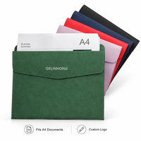 Carpeta Portadocumentos de Cuero PU A4 con Logotipo Personalizado, para Oficina, Negocios, Conferencias, Regalo Promocional Corporativo