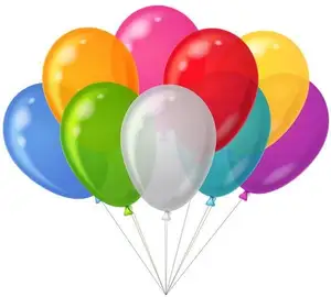 Balon iklan balon pesta tunggal uniseks dicetak balon tiup Qualatex YBUWBCP MOQ lateks Kustom 1 buah