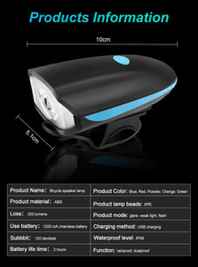 Phare de Vélo de Montagne Étanche à 3 Modes, Rechargeable par USB, Lampe Torche LED pour la Sécurité Nocturne, Accessoires de Cyclisme en Gros - Product Image 4