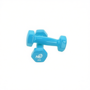 Blue Glossy Coated <b>2KG</b> Hexagonal <b>Dumbbells</b> 1pz Product - Product Image 2