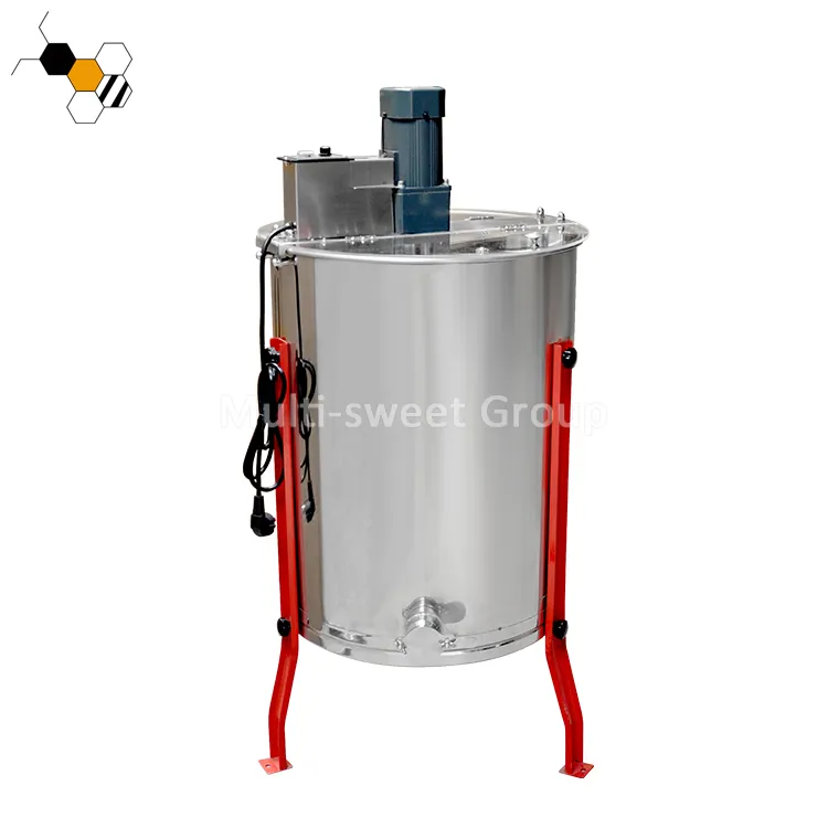 Machine électrique d'extraction de miel avec certificat, centrifugeuse à 4 cadres