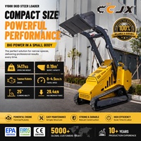 Minipala cingolata compatta versatile V1000 con accessori ad alta portata per edilizia, paesaggistica e lavori agricoli