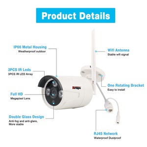 ชุดกล้องวงจรปิด 3MP 4CH Wifi NVR Full HD พร้อม P2P, ระบบกล้องวงจรปิด 5MP ดูผ่านมือถือ ระบบกล้องไร้สาย ระบบรักษาความปลอดภัย - Product Image 3