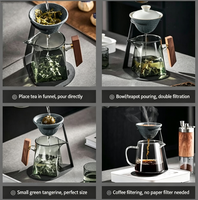 Infuseur à thé innovant sans perçage, filtre pour pichet, accessoire de cérémonie du thé, passoire à thé pour la séparation des feuilles de thé, pour une infusion magique