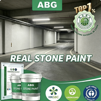 Peinture à haute flexibilité effet pierre naturelle avec agrégats de roche concassée pour structures murales à cycle thermique