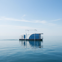 Hôtel flottant de conception européenne avec application de pod de réunion - Maison de plage en bord de mer pour séjour en famille