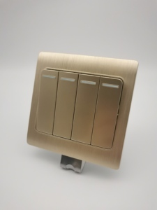 Chất lượng cao tiêu chuẩn người anh 45A Ổ cắm điện với Neon PC sơn màu vàng Bảng điều chỉnh cho nhà tường ổ cắm và chuyển đổi - Product Image 3