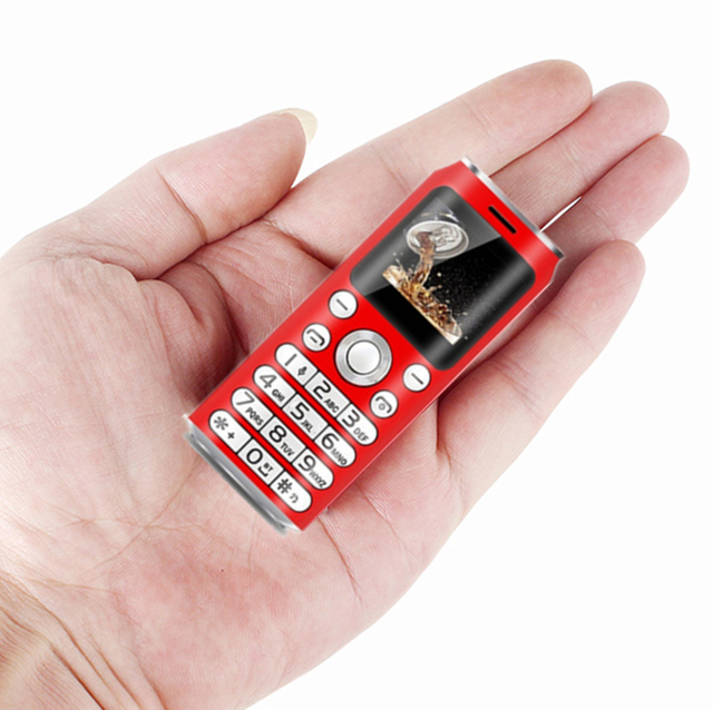 K8 Mini Push Button Mobile Phone Dual Sim Camera Dialer 1.0" Hands Telephone MP3 Smallest China Cheap CellPhone
