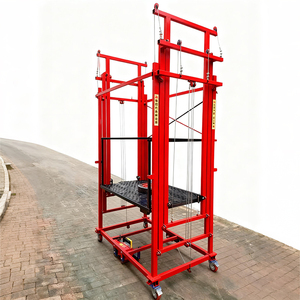 Plataforma elevadora de andamio plegable móvil de acero multifunción de 2-12m, elevador automático eléctrico telescópico, nuevo control remoto inalámbrico - Product Image 1