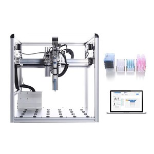 High-Throughput Vloeibare Verspreiden Robot Met 1 Ml Pipet, Microplates, Buis & Tip Bijvullen Rekken, laptop & Software - MSK-18P - Product Image 1