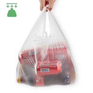 Custom Private Logo 100% <b>Compostable</b> Biodegradable Plastic Grocery Shopping Carry <b>Bags</b> - Product Image 1