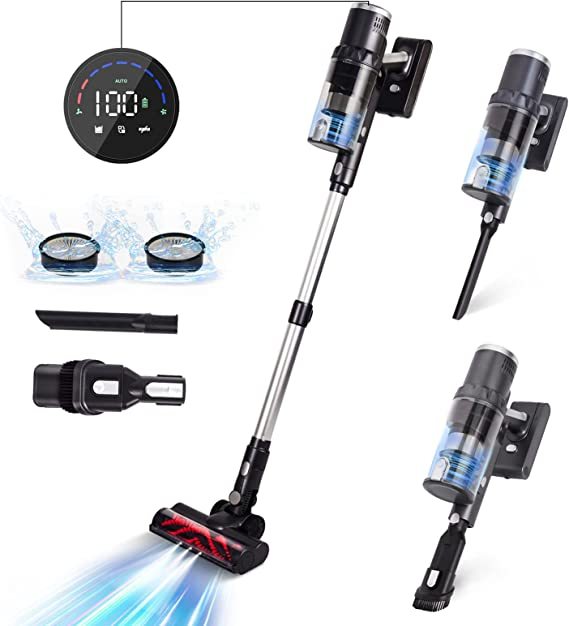 Handheld Vacuum Cleaner 300W Powerful Suction with 60mins Runtime Lightweight Vacuums for Pet Hair and Dust,portable for House
