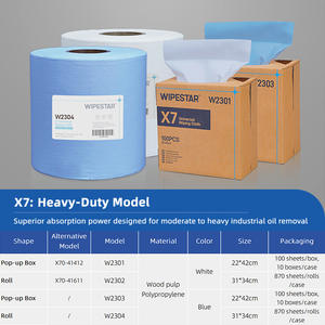 Kain Lap Wipestar 80gsn Kain Nonwoven Spunlace Ramah Lingkungan Daya Serap Air dan Minyak Tinggi Bebas Serat Tisu Pembersih Industri - Product Image 4