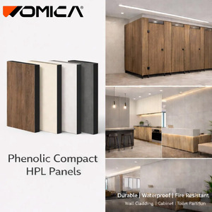 Panel de Pared Compacto de <span class=keywords><strong>Madera</strong></span> Premium Womica, Láminas de <span class=keywords><strong>Formica</strong></span> Laminadas para Encimeras, Foshan, para Aplicaciones de Alta Presión - Product Image 2