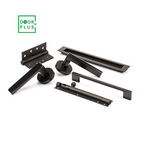 Doorplus Eenvoudige Lijn Terugkeer Lente Hendel Deurklink Rvs Buis Mat Zwart Interieur Deurgrepen - Product Image 6